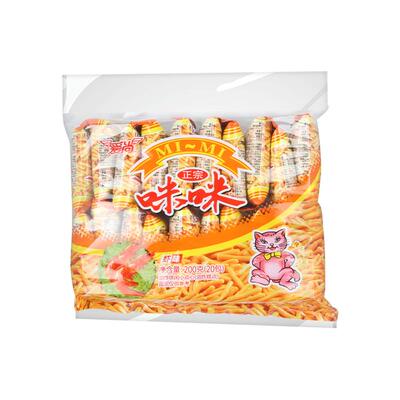 咪咪虾味条蟹味粒爱尚好吃的零食