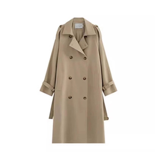 韩版高个子女款英伦加长版风衣外套女2025春秋高级感超长款大衣