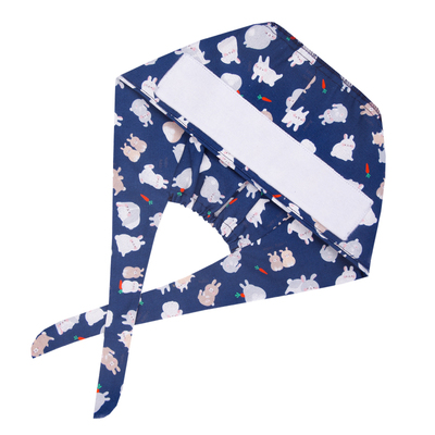 南欧鱼纯棉手术帽男女医生护士帽