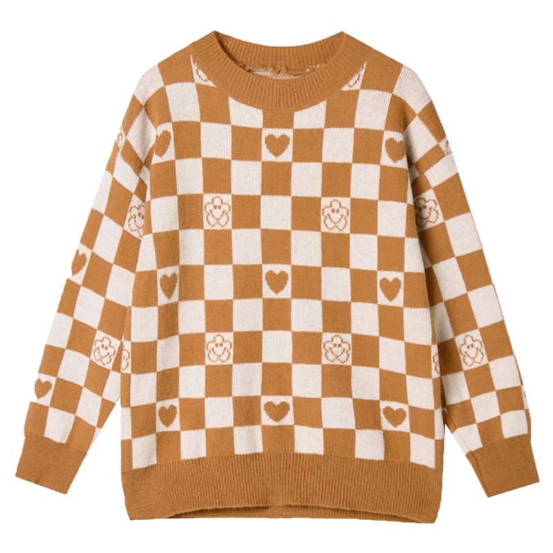 奥莱专柜正品 MS冬装2025新款 拼色设计减龄款上衣微弹修身毛衣女