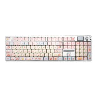 狼蛛F108PRO无线蓝牙机械键盘2.4三模连接F108客制化电竞游戏办公