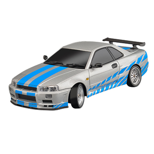 兰达科技GTR漂移车RC合金遥控车全比例后驱充电动玩具赛车儿童男