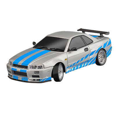 兰达科技GTR漂移车RC合金遥控车全比例后驱充电动玩具赛车儿童男