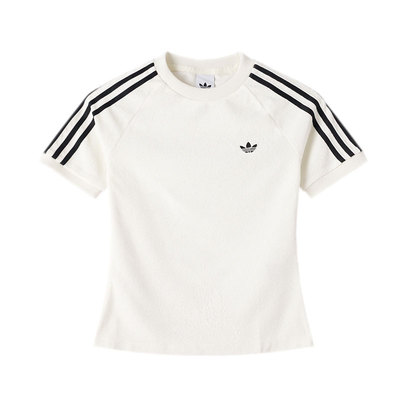 【自营】Adidas阿迪达斯短袖女装新款时尚舒适透气简约T恤KD1411