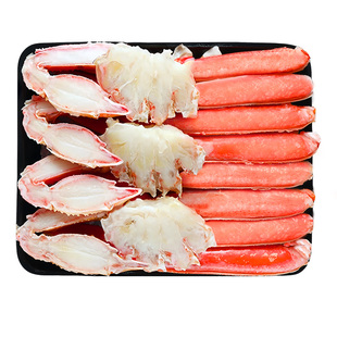 松叶蟹腿鳕蟹腿板蟹俄罗斯进口松叶蟹帝王蟹熟冻特大螃蟹海鲜礼盒