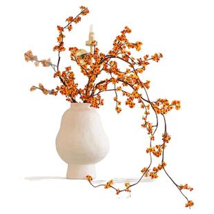 南蛇藤仿生花禅意假花仿真花摆设插花花艺干花花束摆件装饰餐桌花