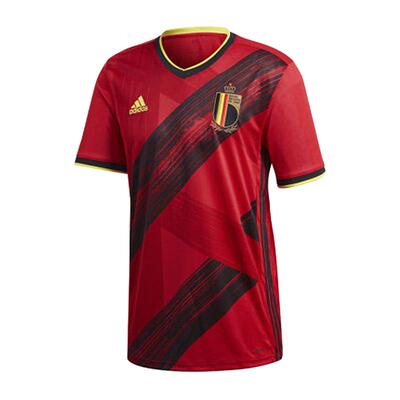 Adidas/阿迪达斯正品男子主场球迷版足球短袖球衣T恤EJ8546