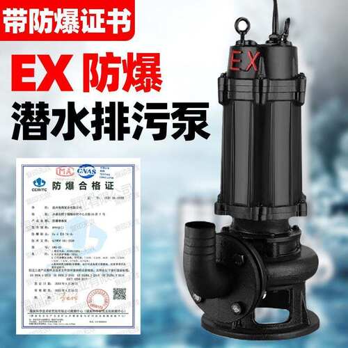 海湾WQB正宗防爆潜水泵EX隔爆型BT4CT4加油站加气站LNG站排污水泵