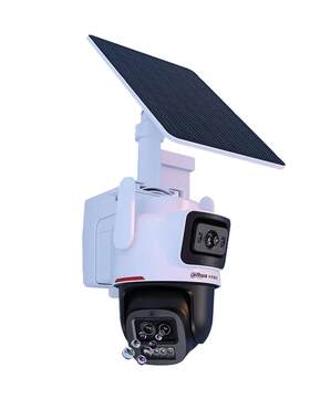 大华4G免流太阳能双目室外摄像头
