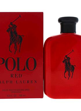 美国直邮RALPHLAUREN拉夫劳伦红色马球男士淡香水辛辣木质调正品