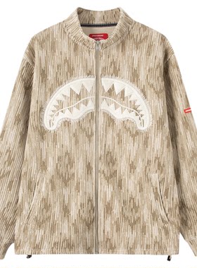 SprayGround鲨鱼嘴春款立领夹克