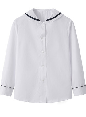 深圳校服小学生女长袖衬衫