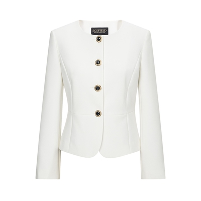 Scofield女装法式圆领西装外套