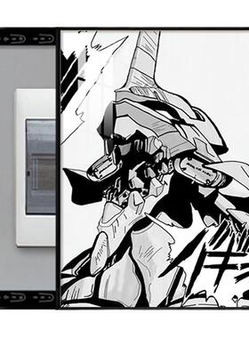 晓云电表箱装饰画日式可定制