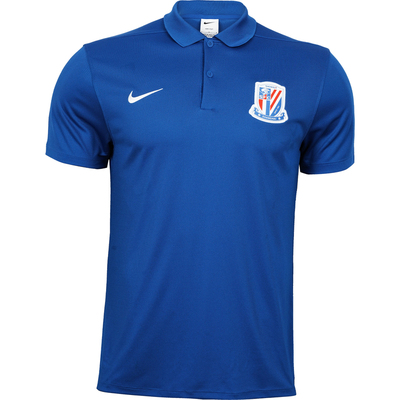 天朗足球 Nike耐克申花男子足球运动POLO短袖T恤上衣IQ0584-445