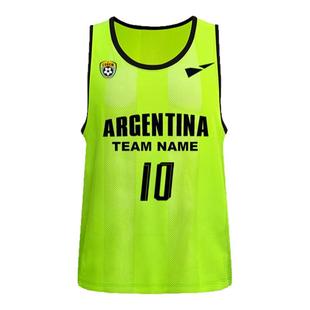 匹锐条纹网眼对抗服篮球足球训练背心户外团建马甲号码飞盘分队服