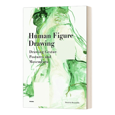 英文原版 Human Figure Drawing 人体绘画 手势 姿态和动作 精装 英文版 进口英语书籍
