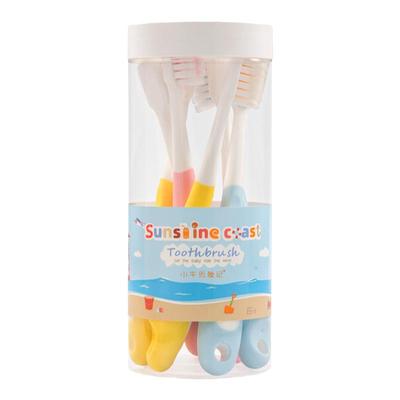 6支桶装超软毛儿童牙刷