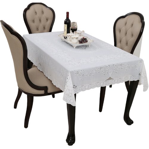 日本进口防水桌布蕾丝pvc餐桌布防水防滑长方形茶几桌布塑料台布