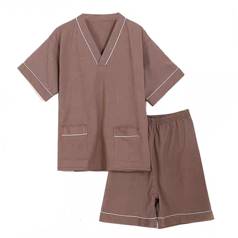 高档棉麻汗蒸服艾灸理疗店用