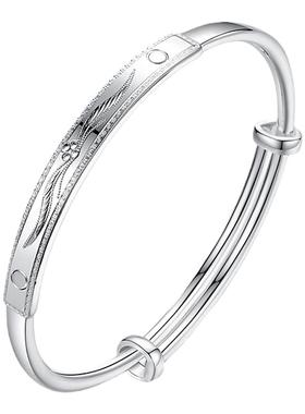 9999足银手镯女纯银年轻款