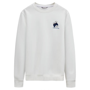 [李昀锐同款]九牧王情侣25秋冬新远红外发热套头卫衣外套商场同款