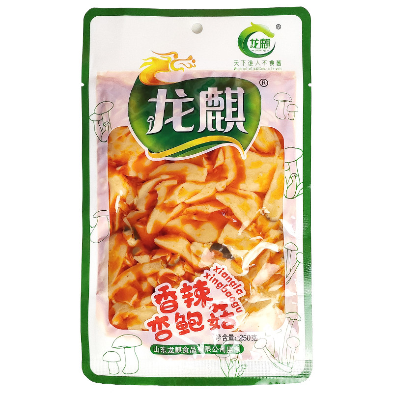 龙麒香辣杏鲍菇250g即食下饭咸菜