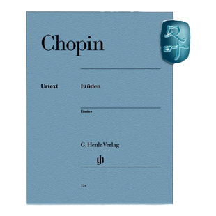 亨乐原版 肖邦练习曲集 钢琴独奏带指法 Chopin Etüden br. HN124