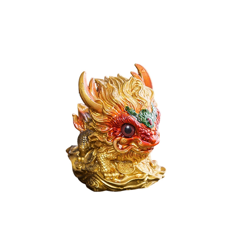 遇水变色茶宠麒麟金蚕