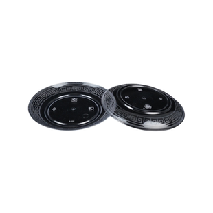 一次性水晶骨碟家用碟子餐具盘航空硬质塑胶小菜酒席蛋糕碟包邮