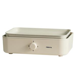 卡罗特烤肉盘电烤盘家用烤鱼料理锅室内可拆卸烤锅火锅烧烤电烤炉