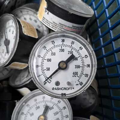 ASHCROFT压力表拆机件量程0400kPa适