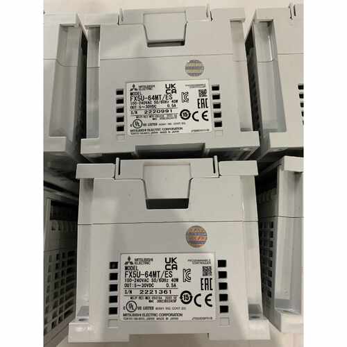 询价下单三菱PLC FX5U-64MT/ES，22年2月生产，几乎全