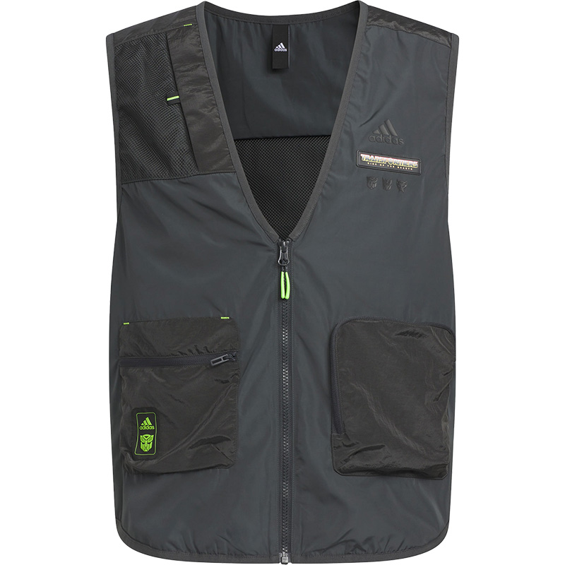 Adidas/阿迪达斯正品 VEST变形金刚男子运动休闲马甲IK3492