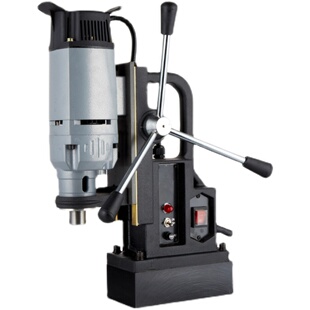 工业级磁座钻机吸铁攻丝磁力钻调速正反转取芯空心钻孔磁台钻手持