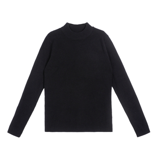 小O爸男婴童 宝宝打底毛衣冬季安迪绒半高领纯色婴儿红色新年衣服