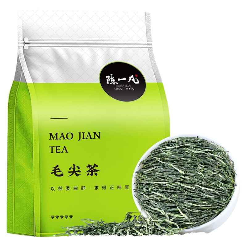 陈一凡 毛尖绿茶 雨前浓香型炒青绿茶 尝鲜口粮茶