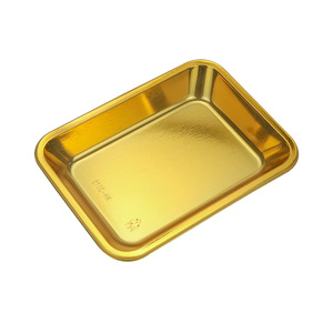 一次性金色托盘平底水果打包盒