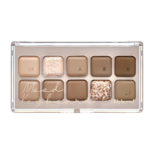 lilybyred十色键盘眼影珠光哑光03大地色丝滑秋冬百搭灰棕奶咖色