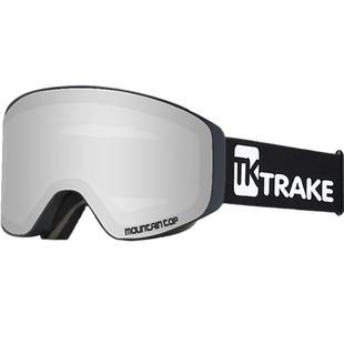 trake雪镜磁吸双层防雾男女柱面近视护目镜装备成人专业滑雪眼镜