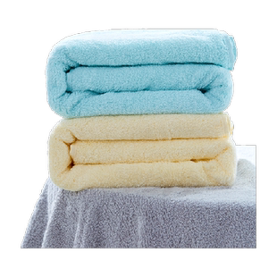 全棉时代浴巾成人毛巾毛圈家用游泳抗菌纯棉吸水大毛巾多色