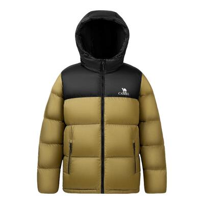 骆驼火山羽绒服90鸭绒男女同款