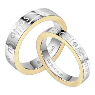 BLACKHEAD/黑头新款小众素圈情侣戒指爱语对戒礼物送礼礼物520