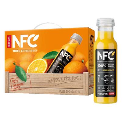 农夫山泉NFC纯果汁饮料手提礼盒