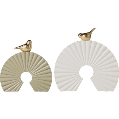 客厅电视柜设计师摆件姹寂风