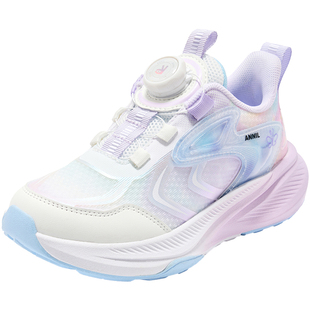 安奈儿女童运动鞋2026新款春季网面透气中大童儿童跑步鞋轻便软底