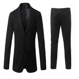 胖子加厚西装男套装加肥加大码商务正装西服外套礼服宽松职业装