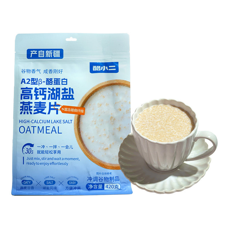 高钙湖盐燕麦片高膳食纤维