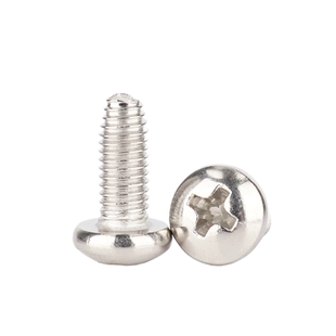 304不锈钢GB6560圆头三角牙自锁螺丝钉自攻十字槽盘头自挤紧螺钉3