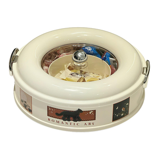 干果盘家用客厅茶几轻奢茶点盒摆放零食瓜子收纳盒分格带盖坚果盘